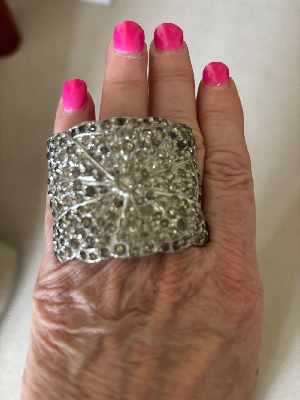 Moxie Tales Statement Vintage Shoe Buckle Ring